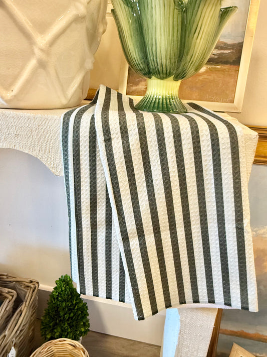 Pine Stripe Tea Towel