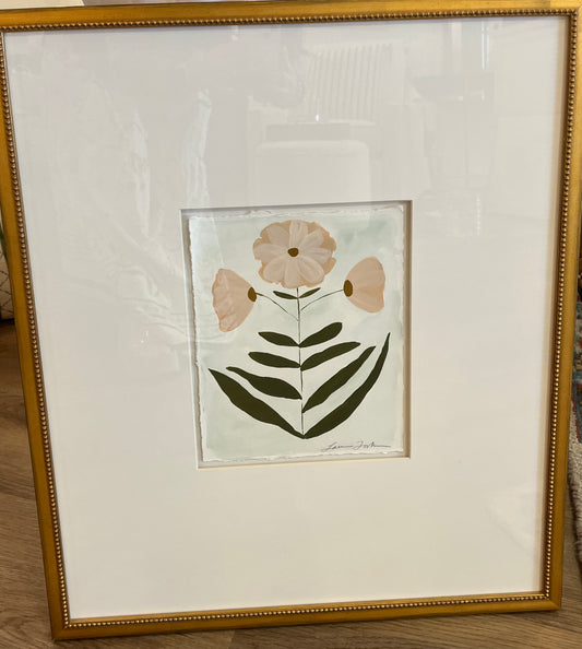 Pink Botanical Artwork