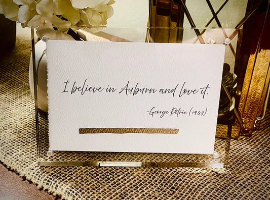 I believe in Auburn
