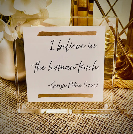 Human Touch Acrylic Frame