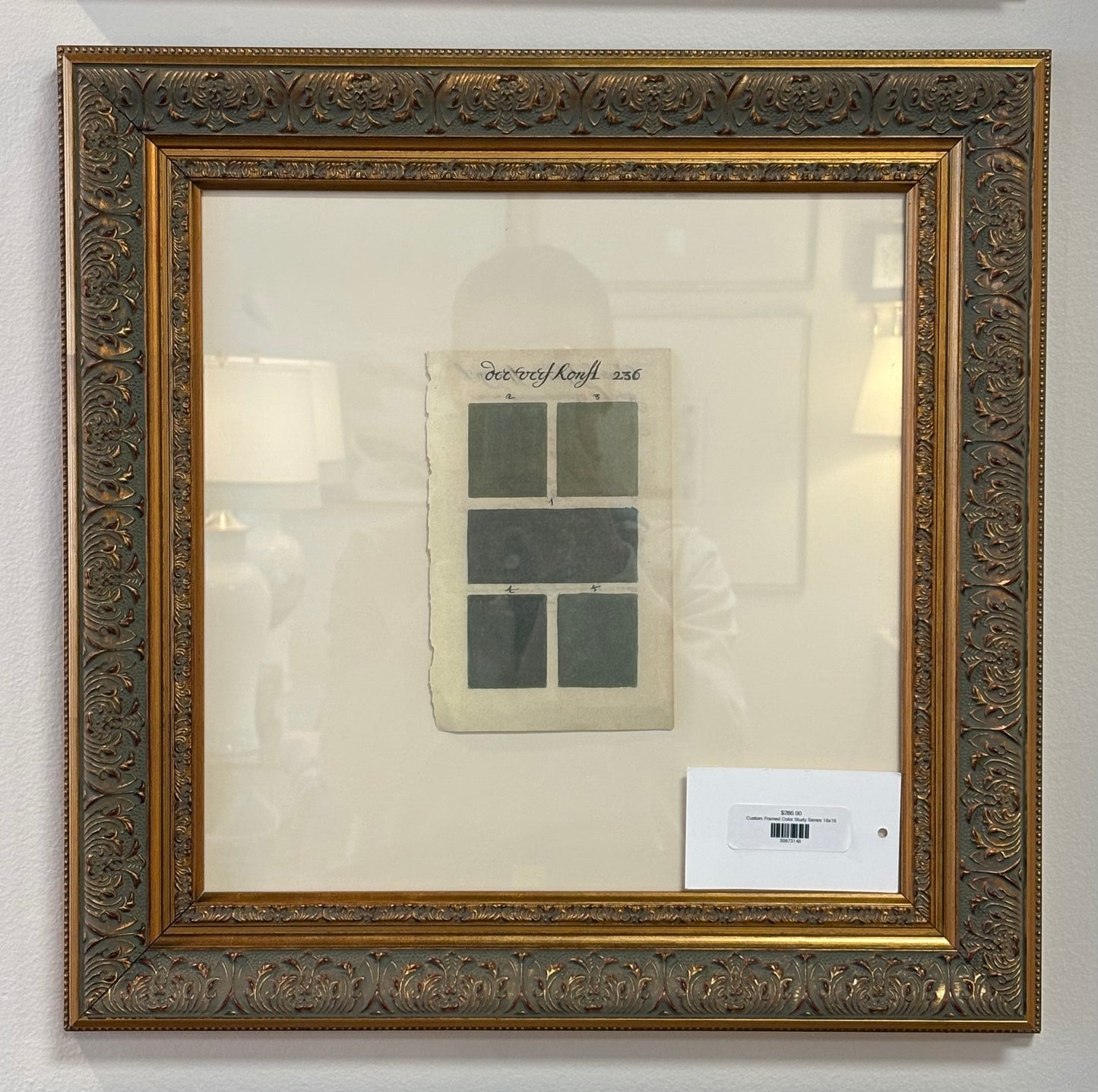 Custom Framed Color Study Series 16x16