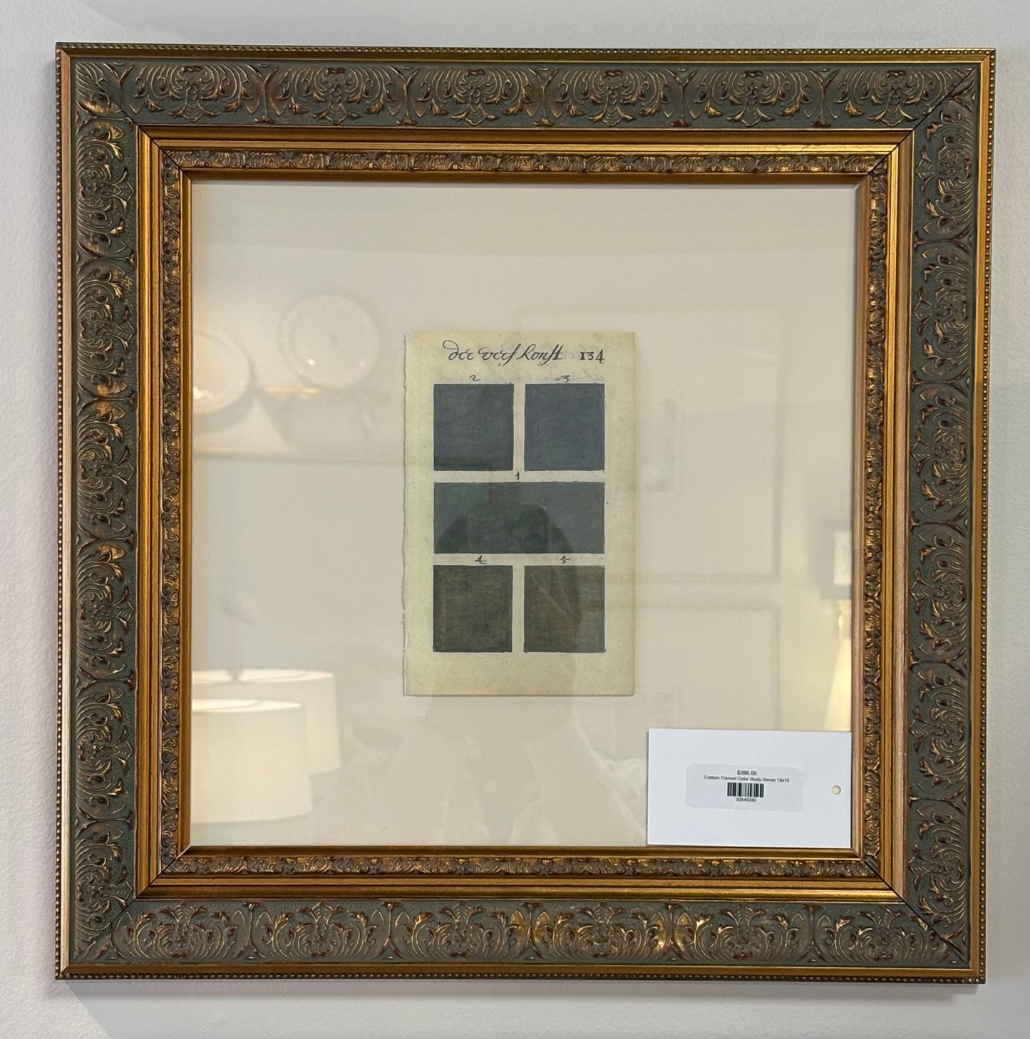 Custom Framed Color Study Series 16x16