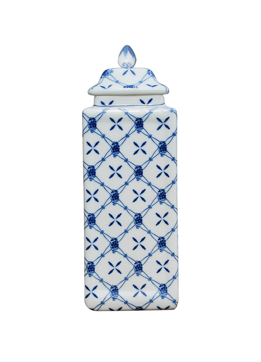 Small Blue and White Ginger Jar