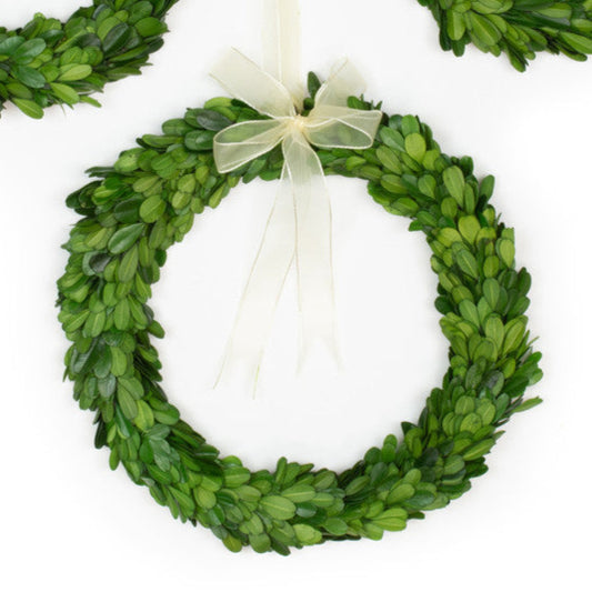 Preserved Boxwood Wreath 10"