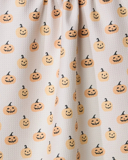 Pumpkin and Smiles Tea Towel