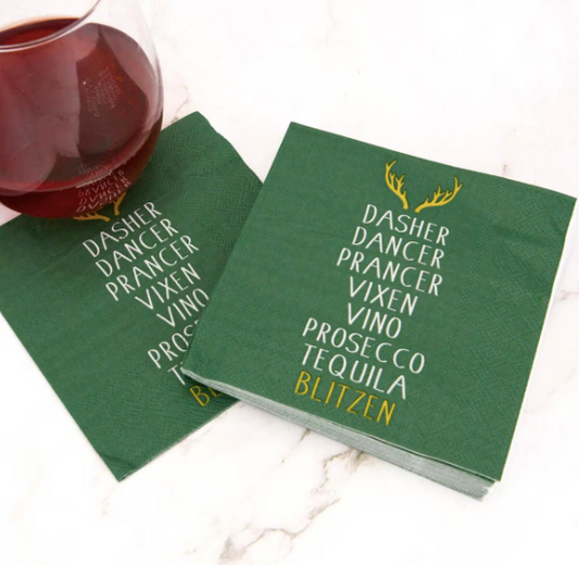 Blitzen Cocktail Napkins