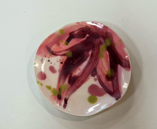 Floral Ceramic Trinket Dish