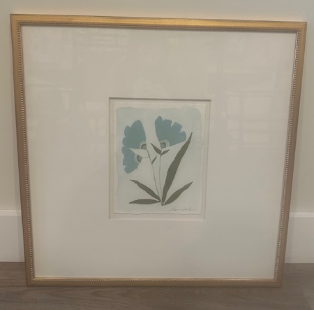 Blue Floral Art