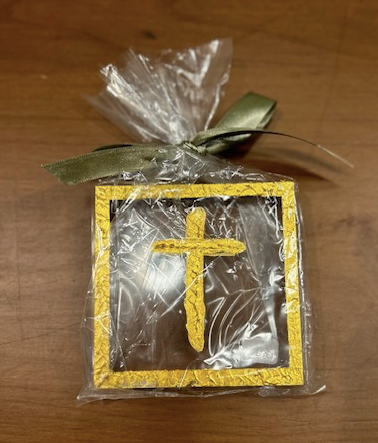 Medium Acrylic Square Cross