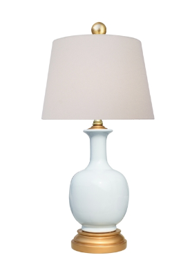 Cloud Blue Vase Lamp
