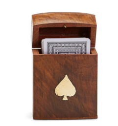 Playing Card Set in Wooden Box