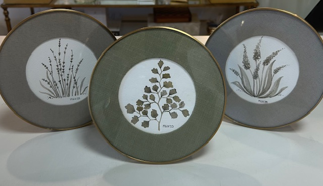 Round Framed Watercolor