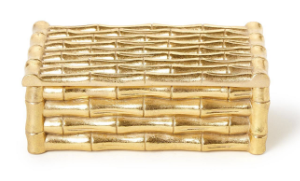 Gold Bamboo Box
