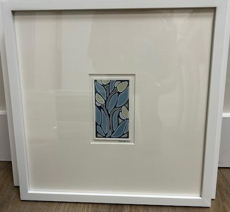 Whimsical Art with White Frame