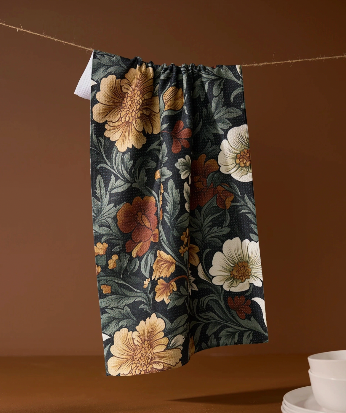 Geometry Tea Towel - Classic Floral