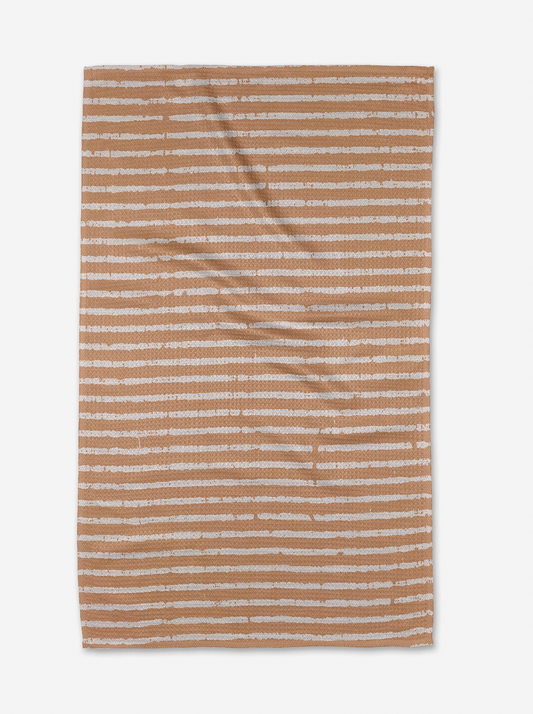 Geometry Tea Towel - Creamsicle