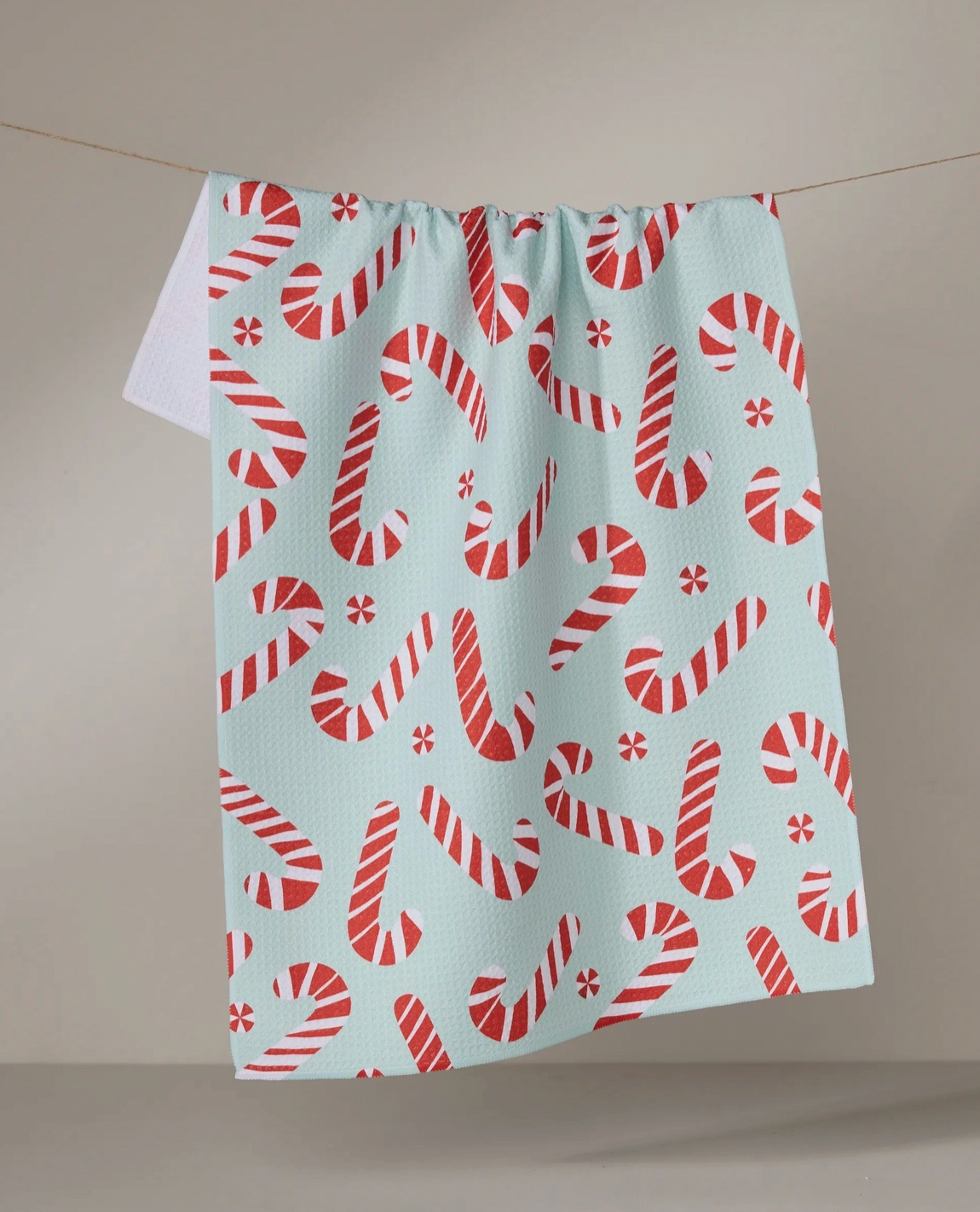 Geometry Tea Towel - Peppermint Twist