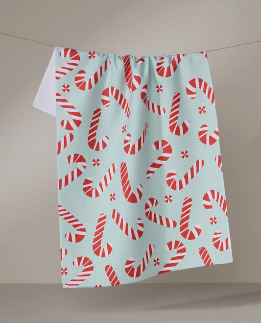 Geometry Tea Towel - Peppermint Twist