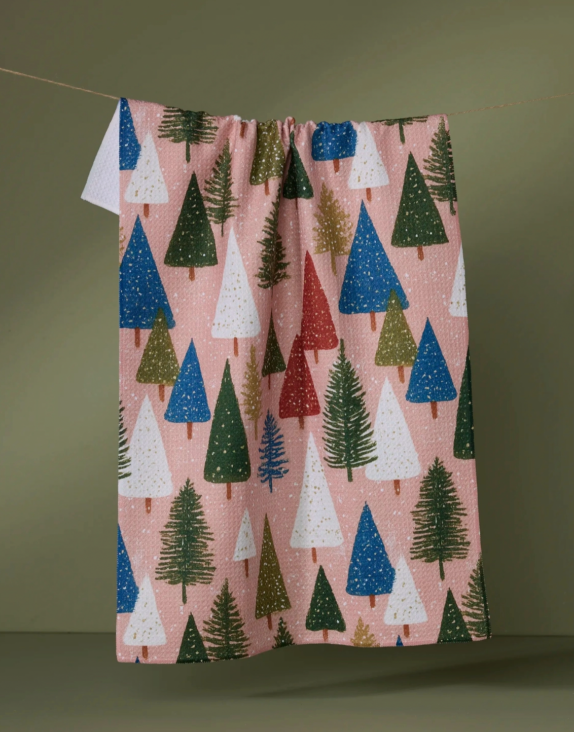 Geometry Tea Towel - Snowdrift