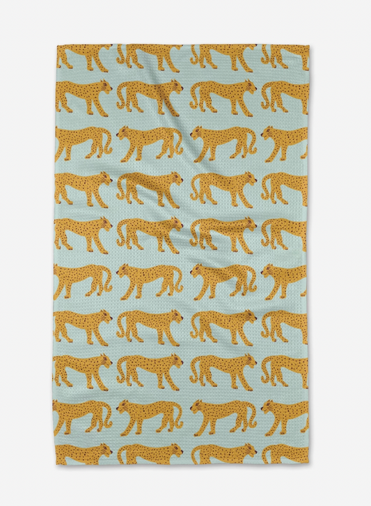 Geometry Tea Towel - Cheetah