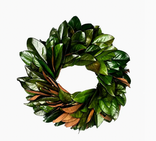 Magnolia Wreath Preserved