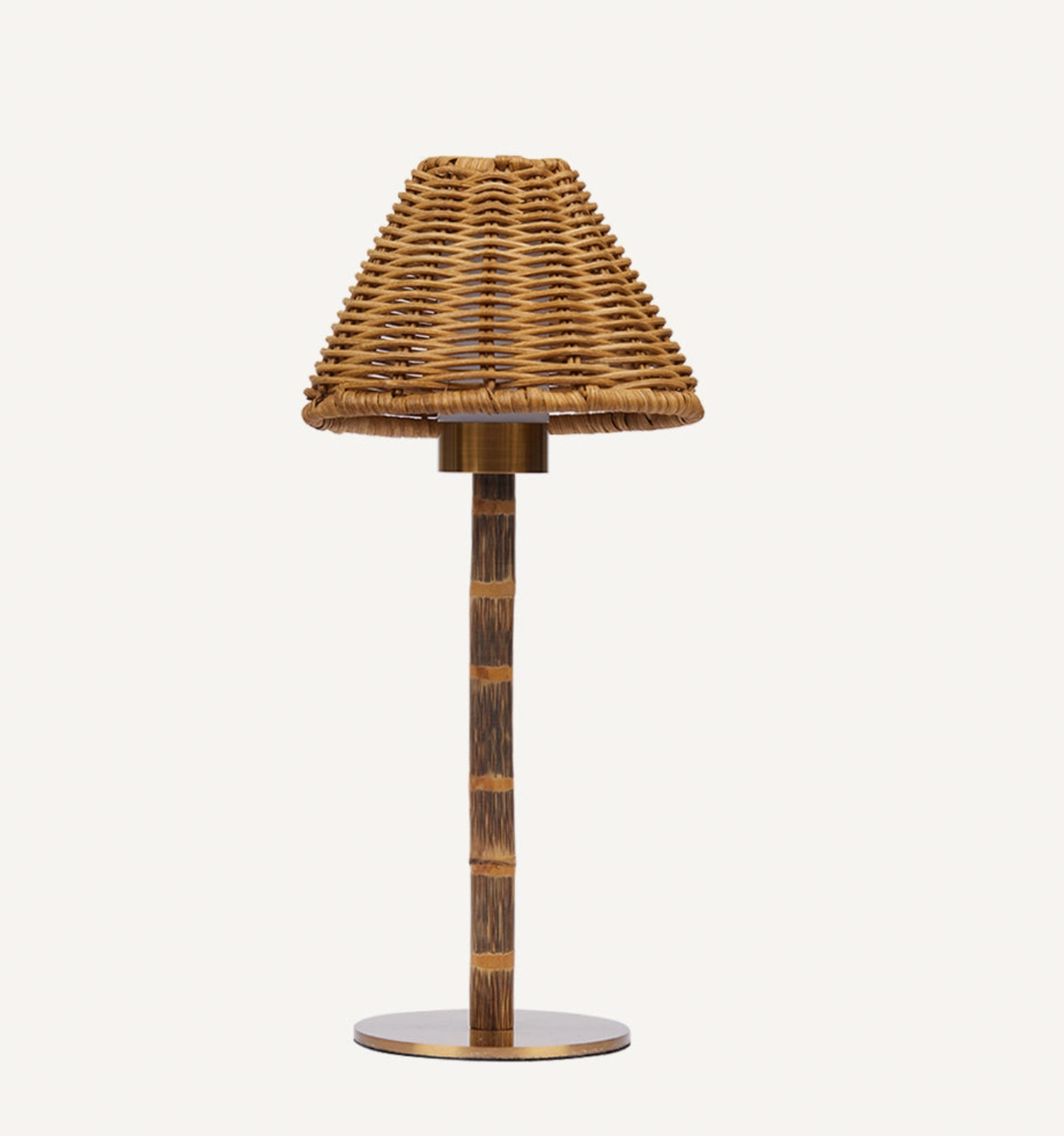 Francis Cordless Bamboo Table Lamp