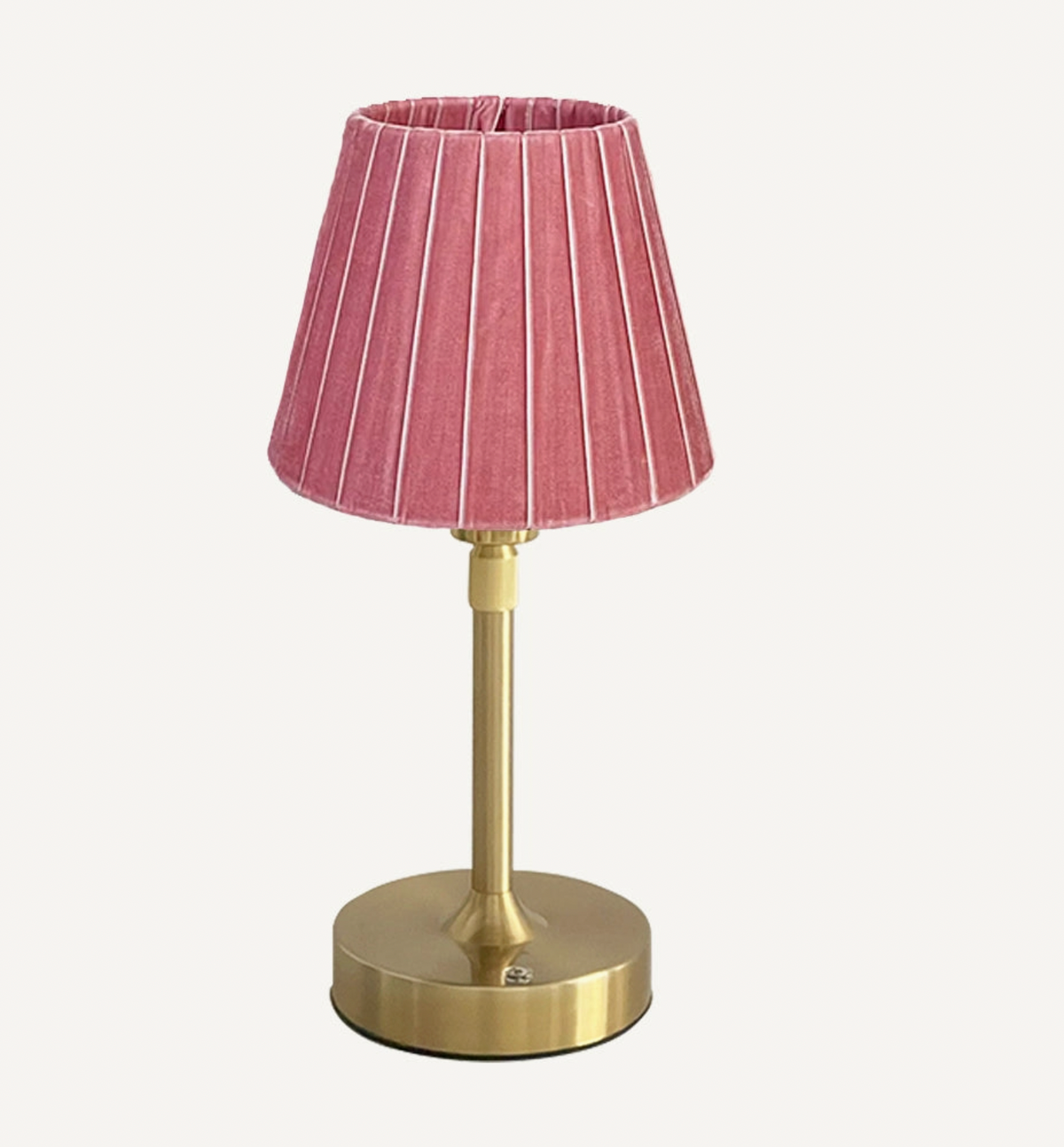 Pietra Rose Velvet Table Lamp