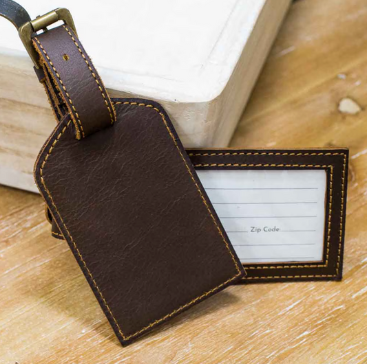 Leather Luggage Tag