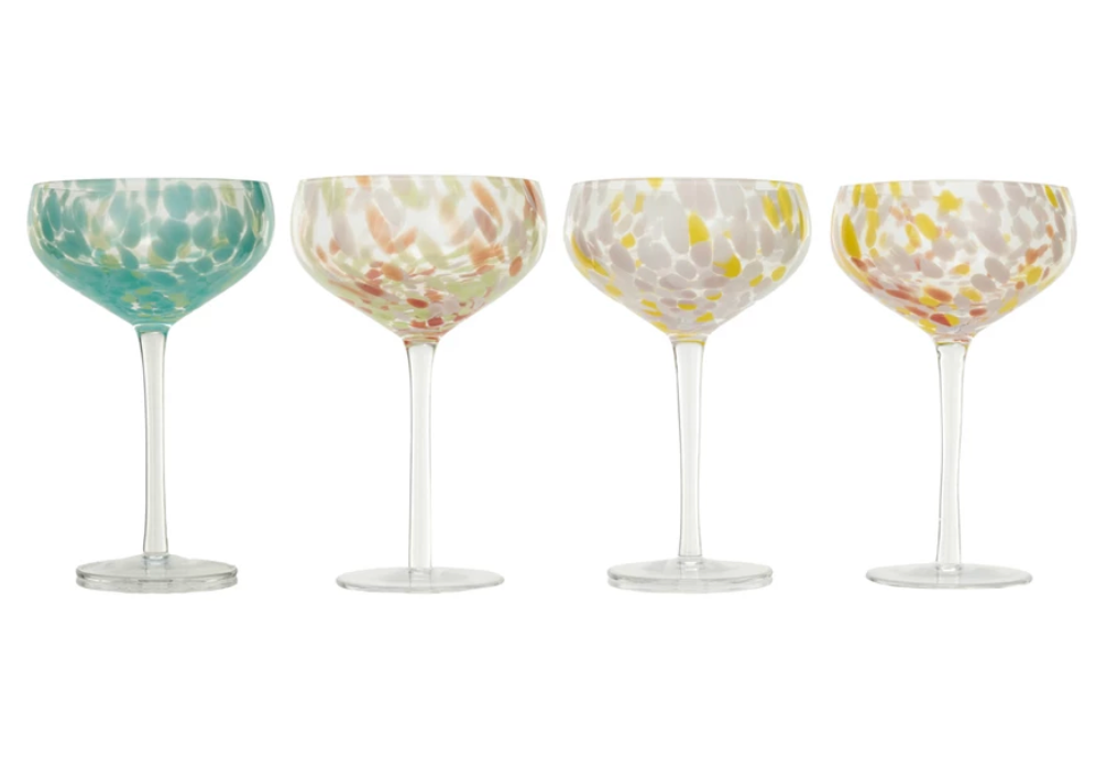 Confetti Champagne Glass