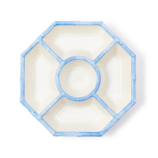 Blue Bamboo Chip & Dip Platter