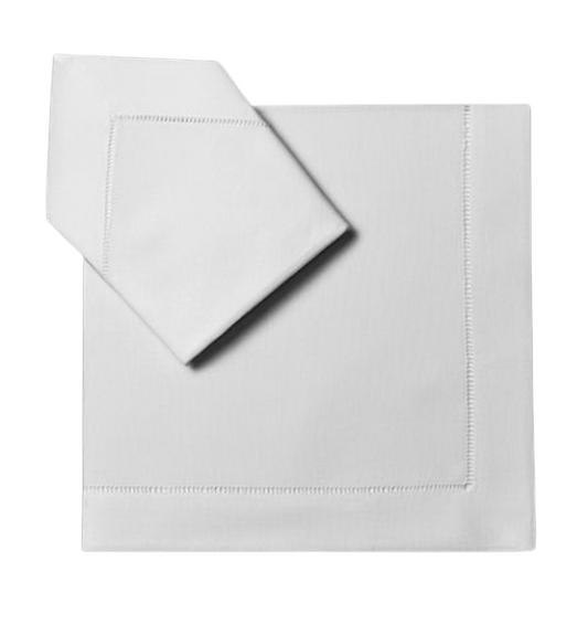 White Napkins - Classic Hemstitch 20"
