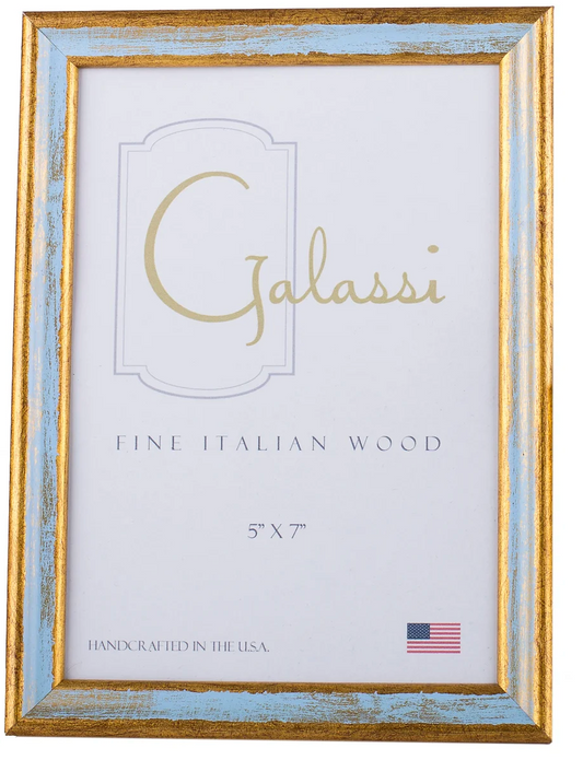 Blue & Gold Florentine Frame