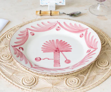 Pink Dinner Plate