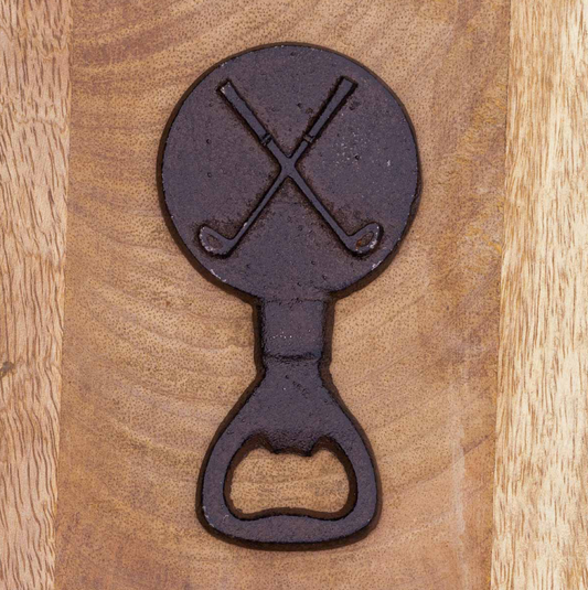 Golf bottle opener