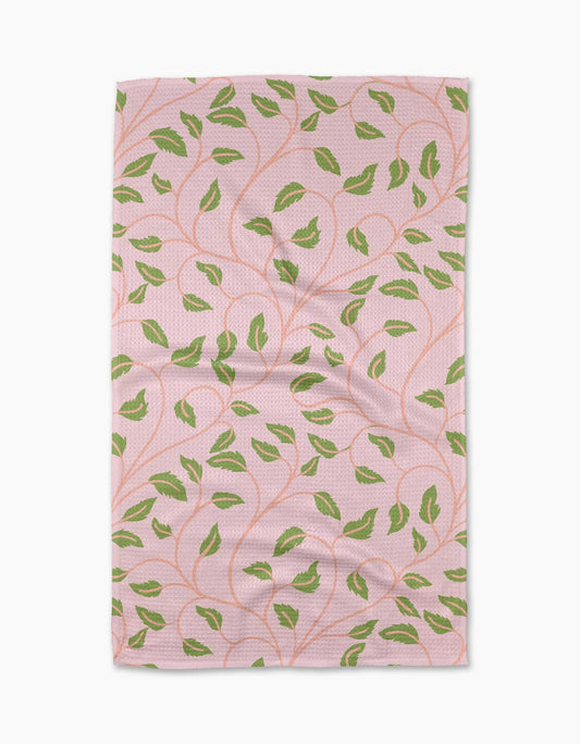 Geometry Leafy Maze Tea Towel