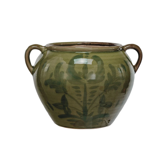 Hand Painted Urn
