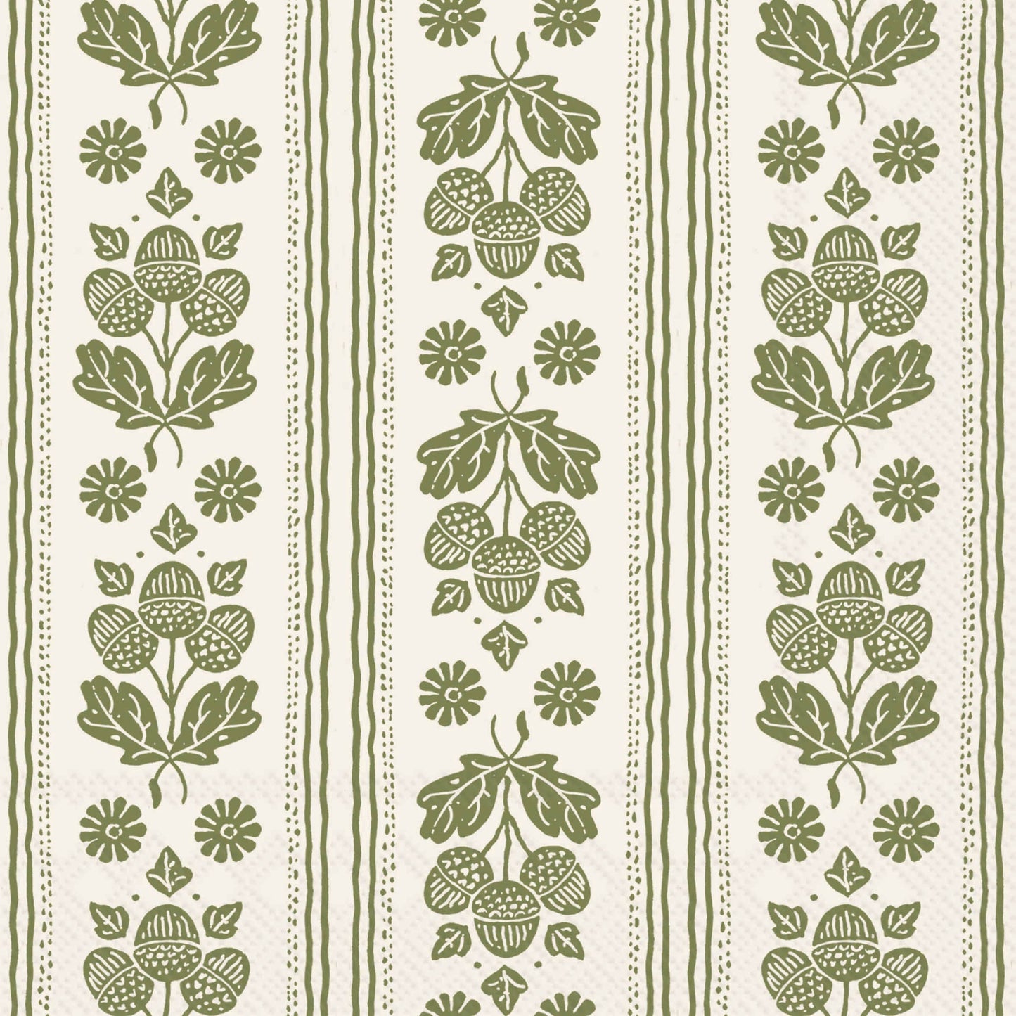 Autumn Green Cocktail Napkins