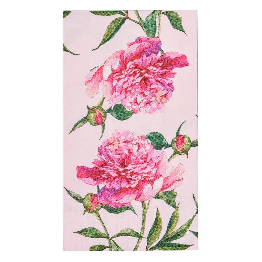 Guest Towel Pink Peonies