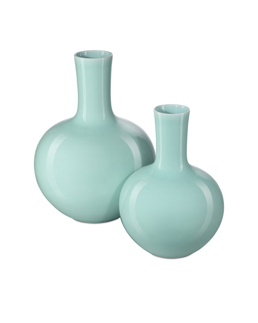 Celadon Straight Neck Vase