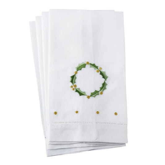 Hemstitched Holiday Towel