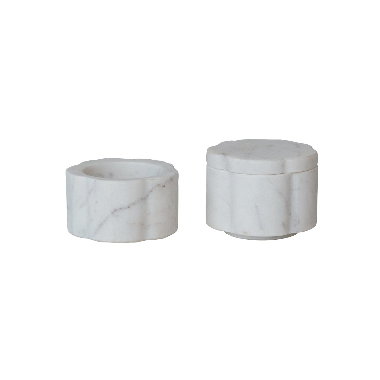 Marble Stackable Pinch Pots