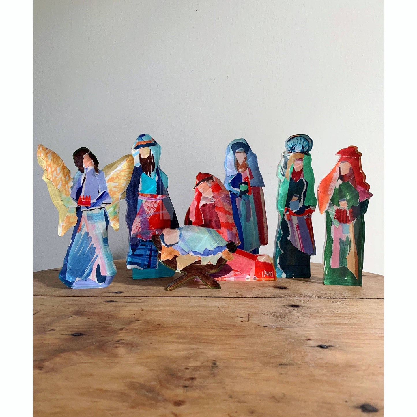 Acrylic Nativity Set: Large