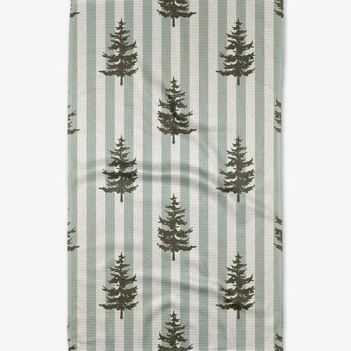 Geometry Tea Towel - Fir Real