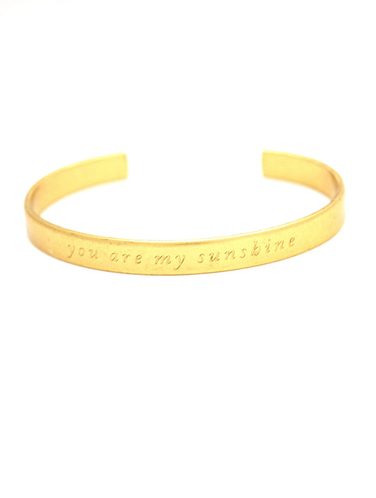 You Are My Sunshine Cuff