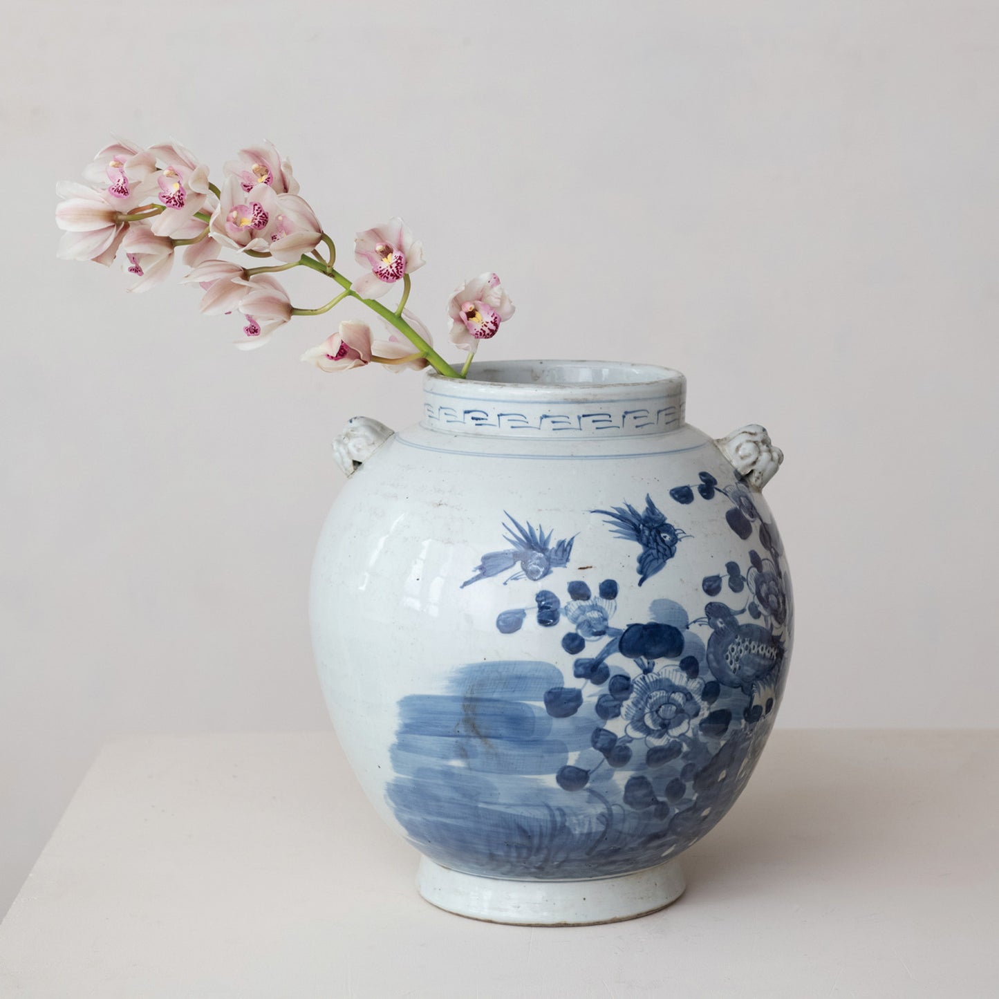 Blue and White Cachepot
