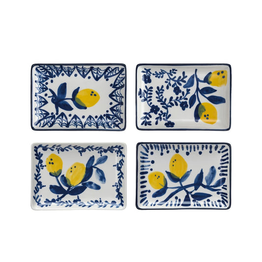 Stoneware Plate w Lemons